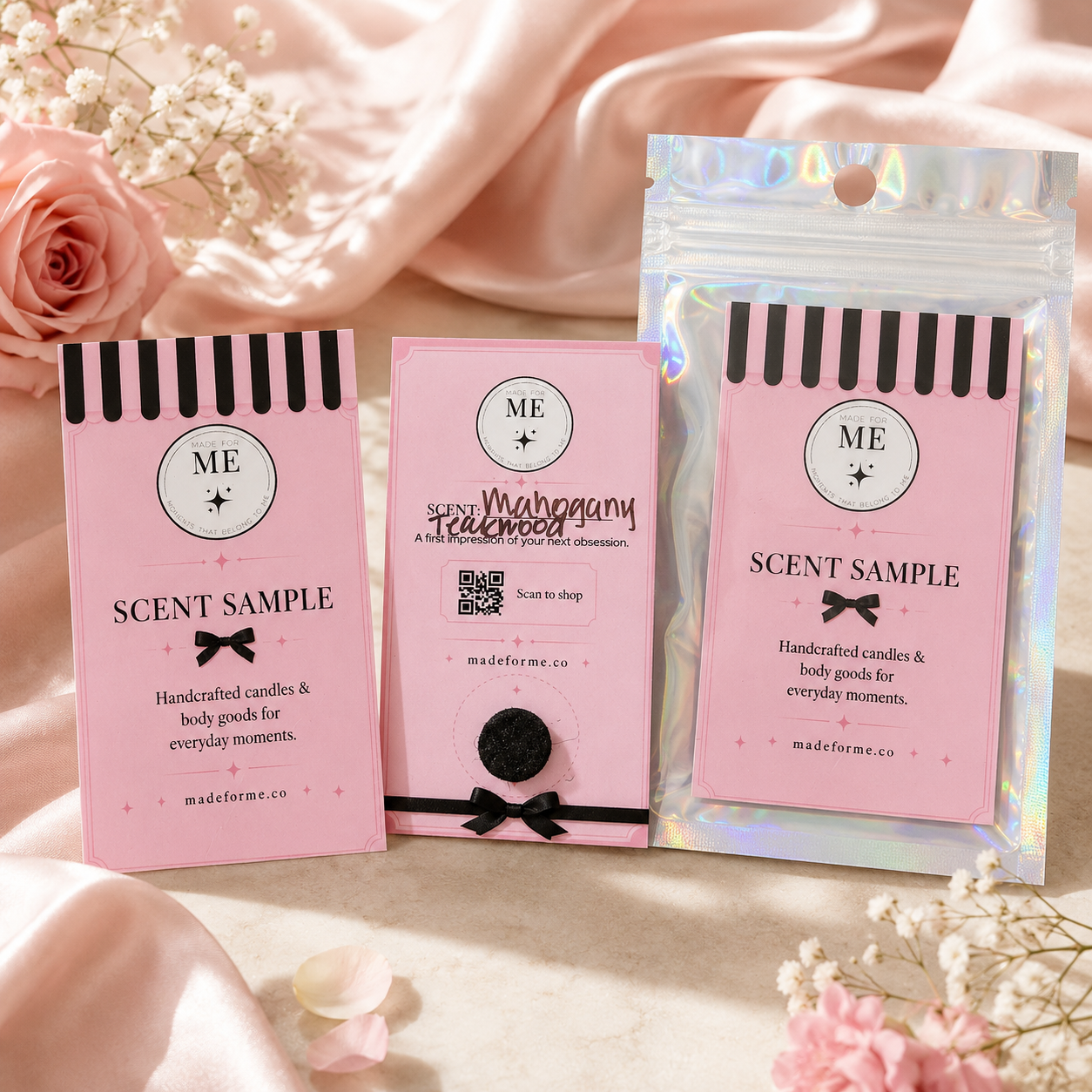 Scent Sample Card — Choose Your Scent